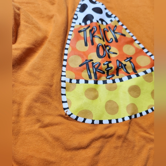 Sparkle in Pink - Candy Corn Girl's 2 Piece Set - Checkered Bell Bottoms Size XL - Picture 7 of 7